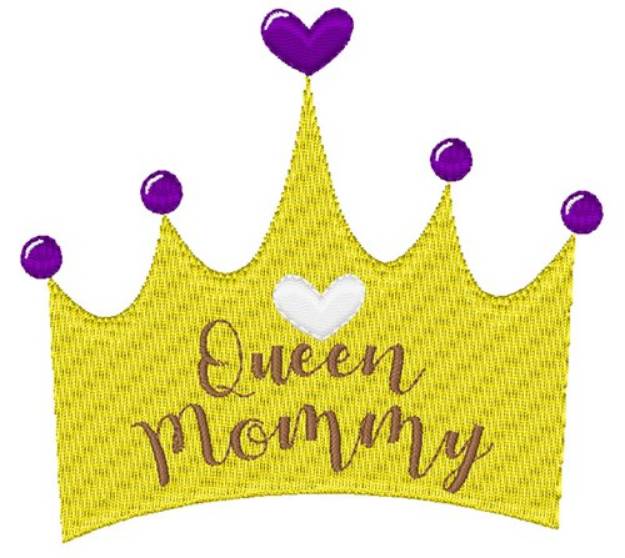 Picture of Queen Mommy Machine Embroidery Design
