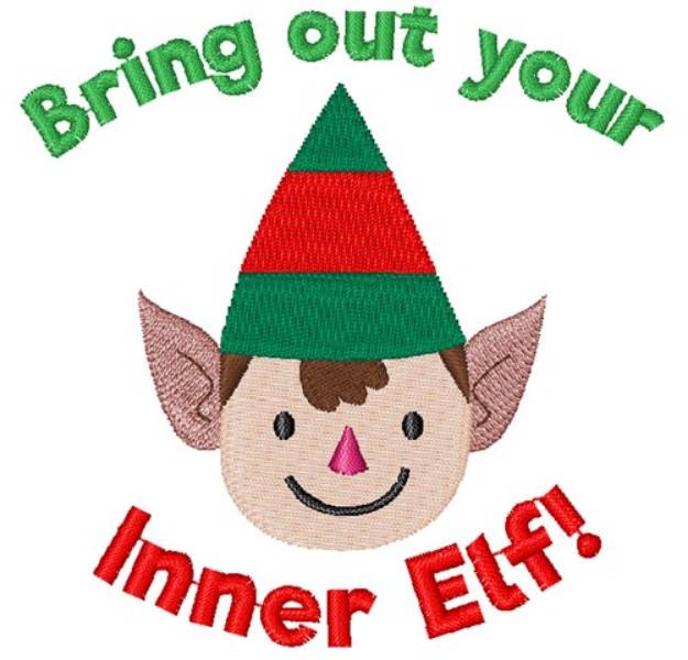 Picture of Bring Out Your Inner Elf! Machine Embroidery Design