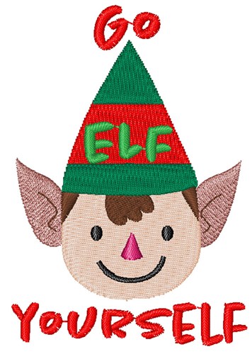 Go Elf Yourself Machine Embroidery Design