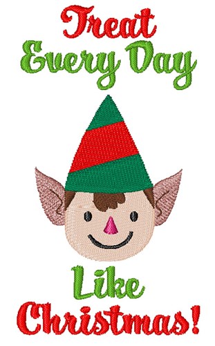 Everyday Is Christmas Machine Embroidery Design