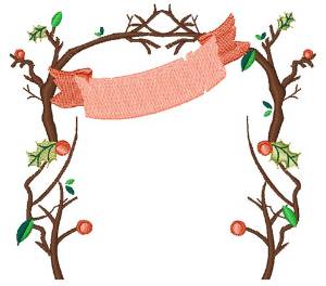 Picture of Arbor & Banner Machine Embroidery Design