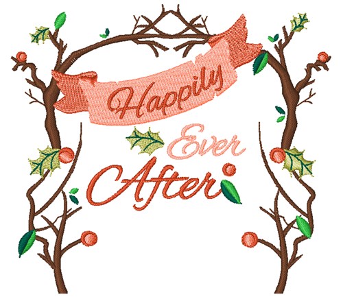 Happily Ever After Arbor Machine Embroidery Design