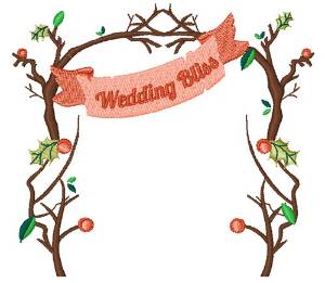 Picture of Wedding Bliss Machine Embroidery Design