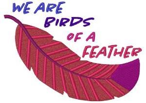 Picture of Birds Of A Feather Machine Embroidery Design