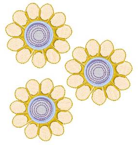 Picture of Spring Daisies Machine Embroidery Design