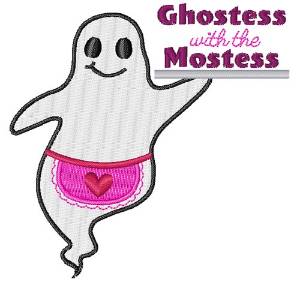 Picture of Ghostess With The Mostess Machine Embroidery Design