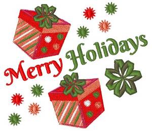 Picture of Merry Holidays! Machine Embroidery Design