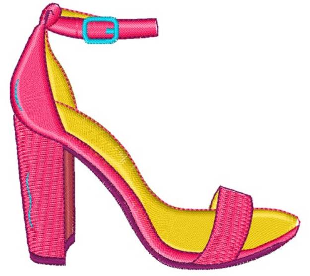 Picture of High Heels Machine Embroidery Design