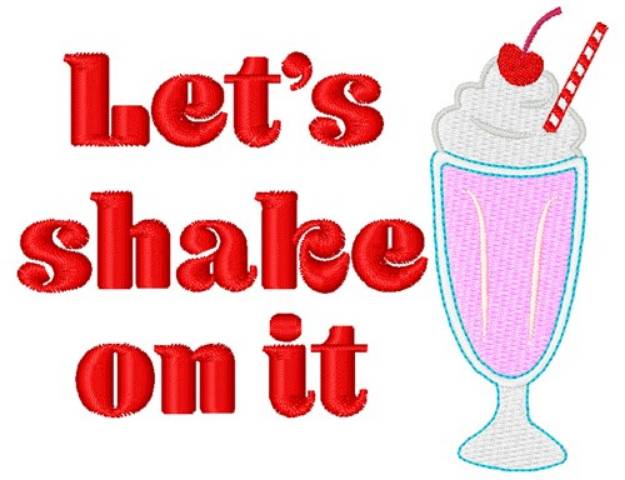 Picture of Lets Shake On It Machine Embroidery Design