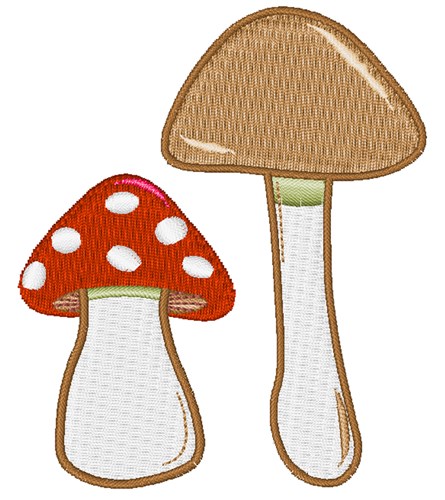 Mushrooms & Truffles Machine Embroidery Design