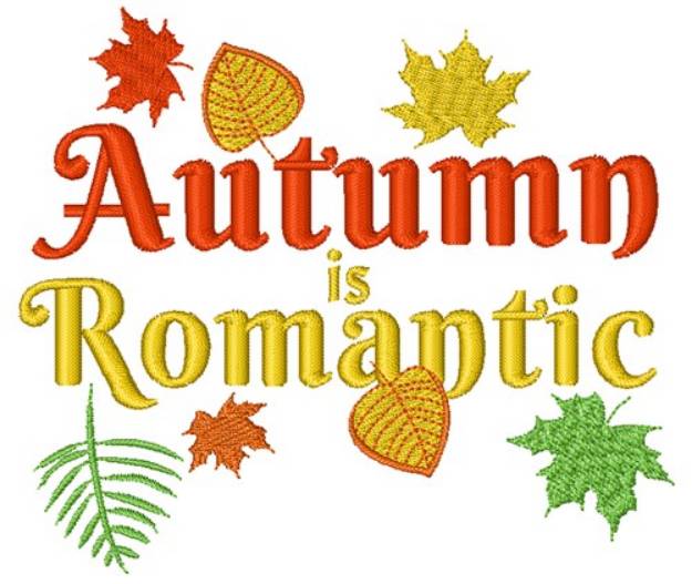 Picture of Autumn Is Romantic Machine Embroidery Design