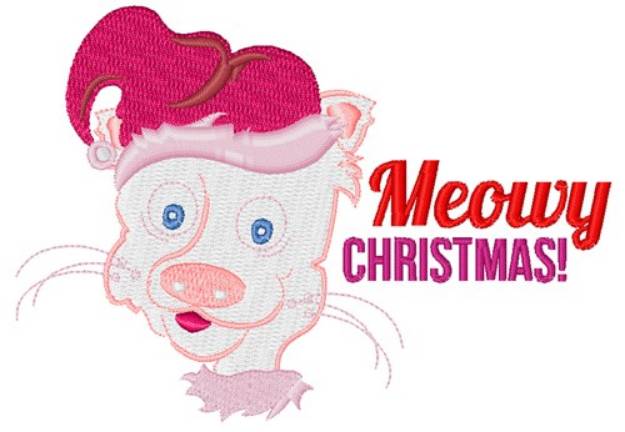 Picture of Meowy Christmas! Machine Embroidery Design