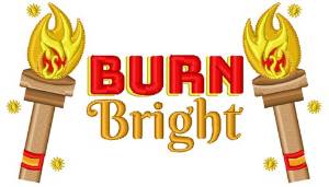 Picture of Torches Burning Bright Machine Embroidery Design