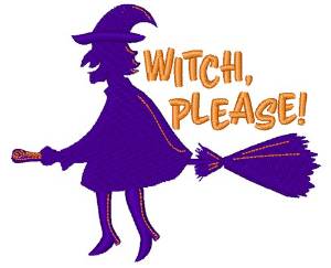 Picture of Witch Please! Machine Embroidery Design