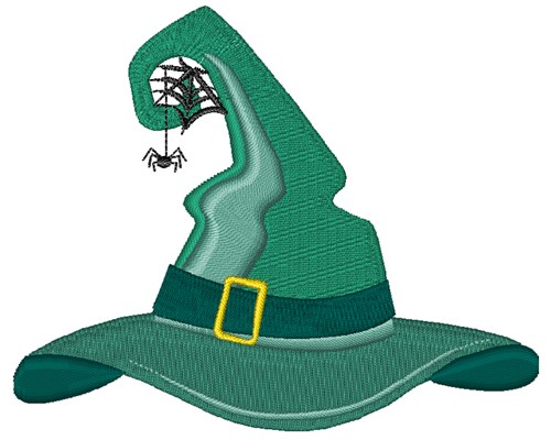 Halloween Witches Hat Machine Embroidery Design