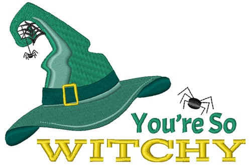 Youre So Witchy Machine Embroidery Design