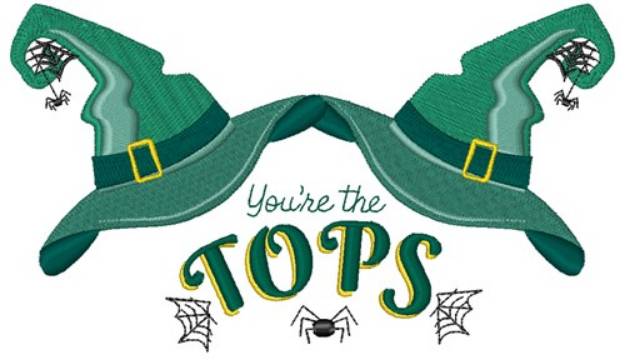 Picture of Youre The Tops Machine Embroidery Design