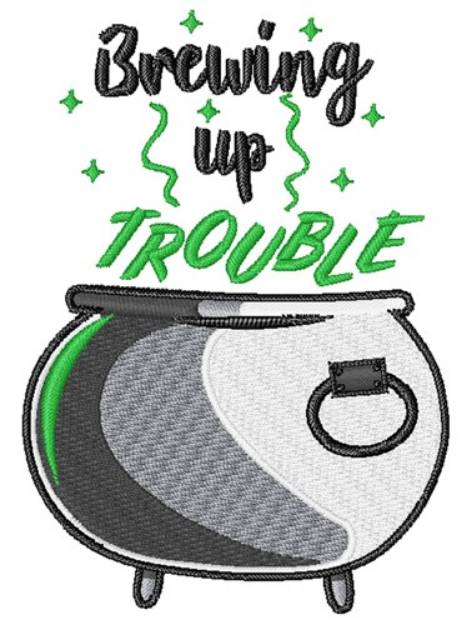 Picture of Brewing Up Trouble Machine Embroidery Design