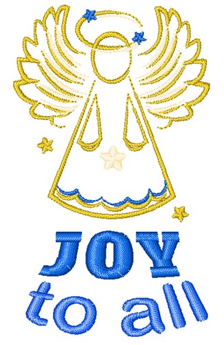 Joy To All Machine Embroidery Design