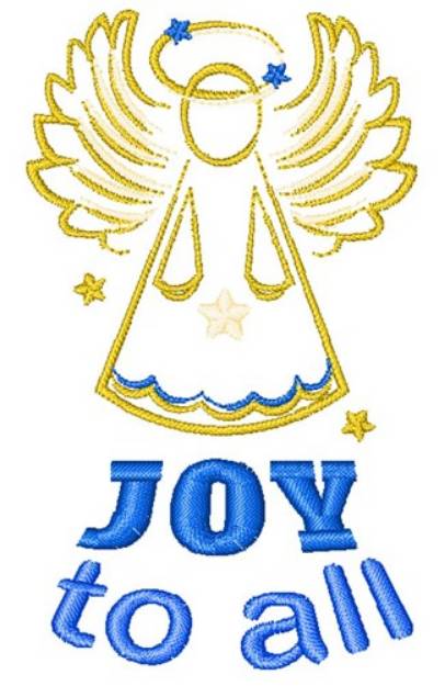 Picture of Joy To All Machine Embroidery Design