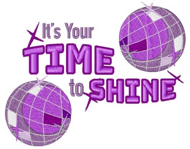 Picture of Time To Shine Machine Embroidery Design