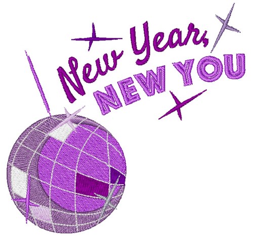 New Year, New You Machine Embroidery Design