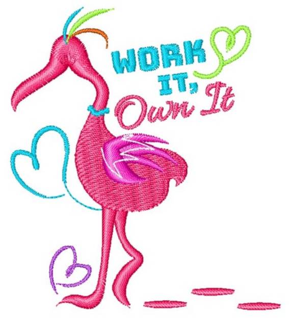 Picture of Work It, Own It Machine Embroidery Design
