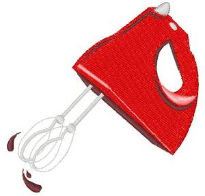Picture of Hand Mixer Machine Embroidery Design