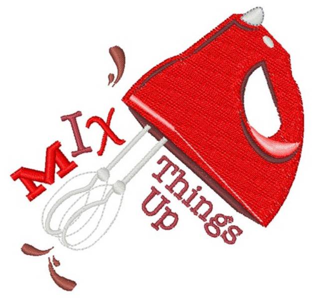 Picture of Mix Things Up Machine Embroidery Design