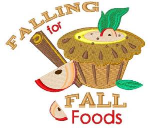 Picture of Falling For Fall Food Machine Embroidery Design