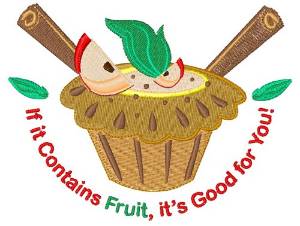 Picture of Fruit Is Good For You! Machine Embroidery Design