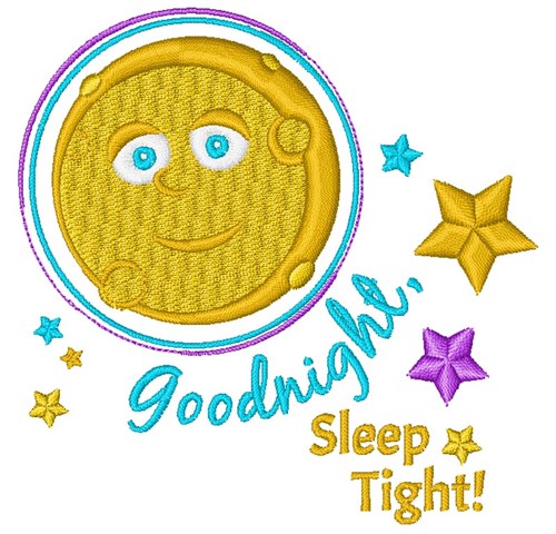 Goodnight, Sleep Tight! Machine Embroidery Design