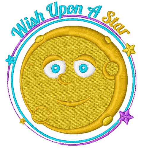 Wish Upon A Star Machine Embroidery Design