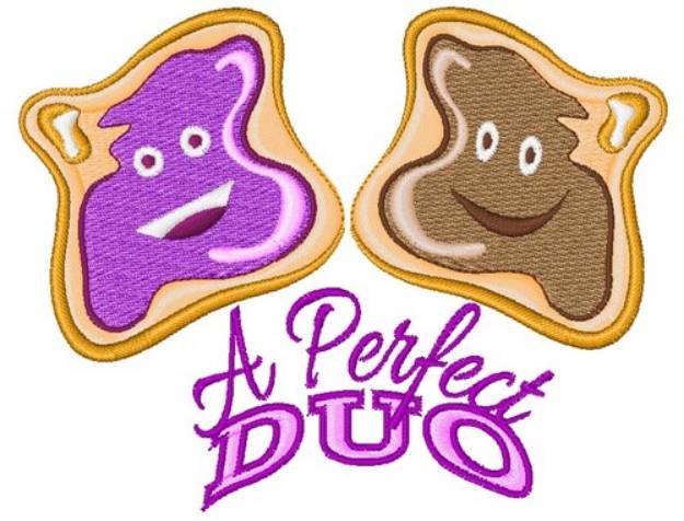 Picture of A Perfect Duo Machine Embroidery Design