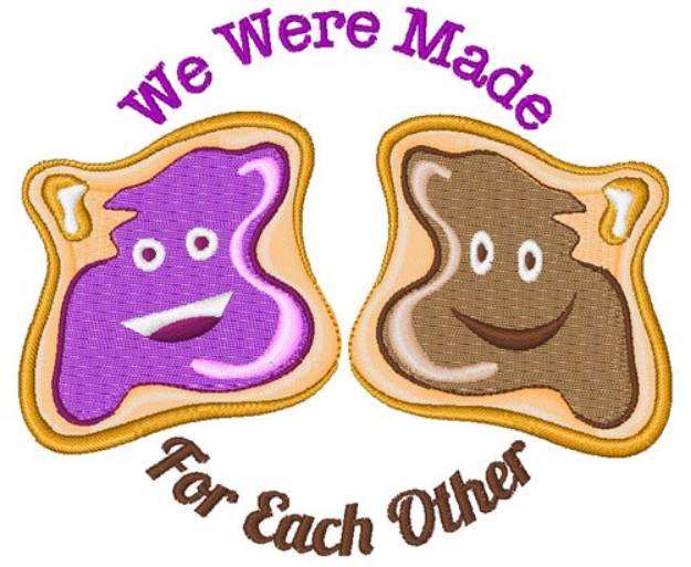 Picture of Made For Each Other Machine Embroidery Design