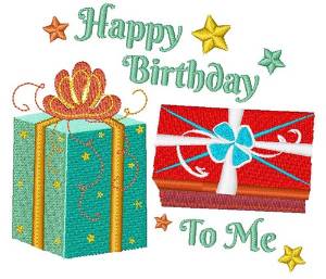 Picture of Happy Birthday To Me Machine Embroidery Design