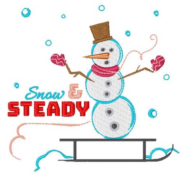 Picture of Snow & Steady Machine Embroidery Design