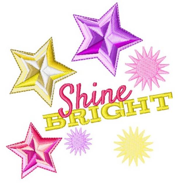 Picture of Shine Bright Machine Embroidery Design
