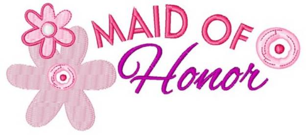 Picture of Maid Of Honor Machine Embroidery Design