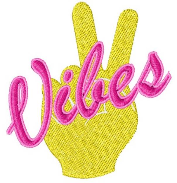 Picture of Good Vibes Machine Embroidery Design