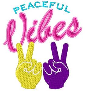 Picture of Peaceful Vibes Machine Embroidery Design