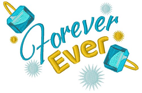 Forever Rings Machine Embroidery Design