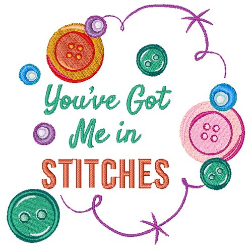 Youve Got Me In Stitches Machine Embroidery Design