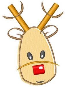 Picture of Rudolph The Reindeer Machine Embroidery Design