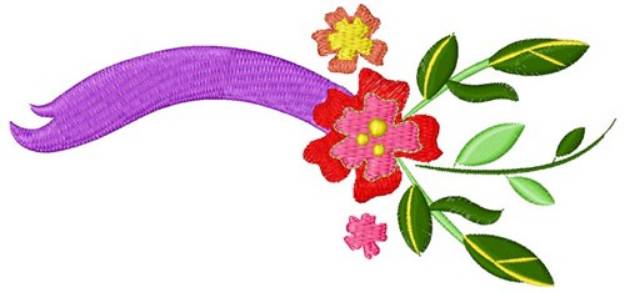 Picture of Floral Spray Machine Embroidery Design