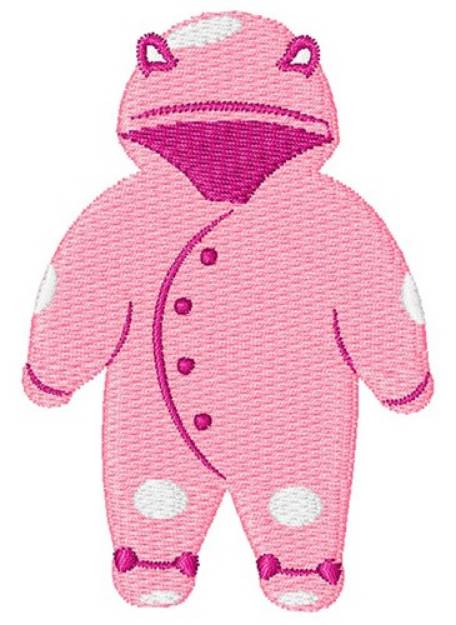 Picture of Pink Outfit Machine Embroidery Design