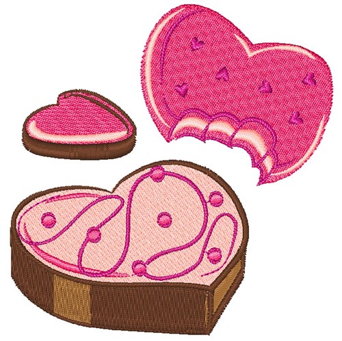 Valentines Day Candy Hearts Machine Embroidery Design