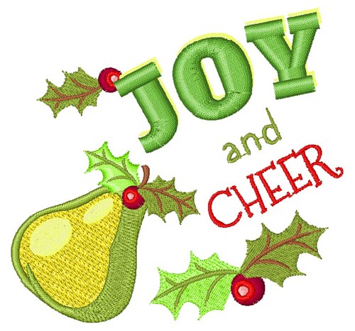 Joy & Cheer Machine Embroidery Design