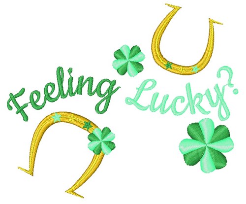 Feeling Lucky? Machine Embroidery Design