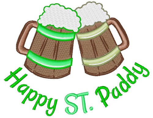 Happy St. Paddy Machine Embroidery Design